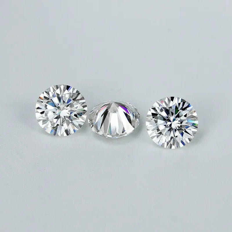 2CT Natural Diamond 8mm Round AAAAA VVS Certified G color Loose Diamond 1PC