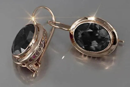 New Fashion 1 Pair Exquisite 1.25ct Round Cut Garnet Ruby Stud Earrings Casual 18 K Yellow Gold Earrings Banquet Jewelry Earrings for Women