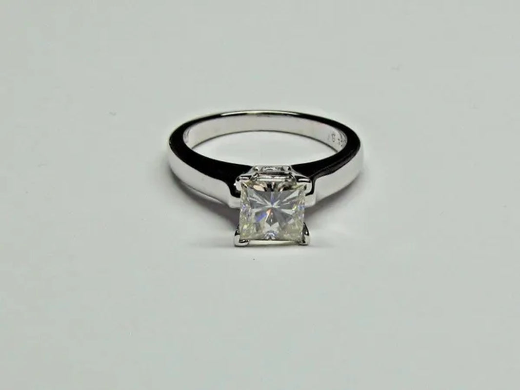 Sparkling 925 Sterling Silver Natural Gemstone White Sapphire Diamond Ring  Wedding Engagement Fine Jewelry Size 6 7 8 9 10