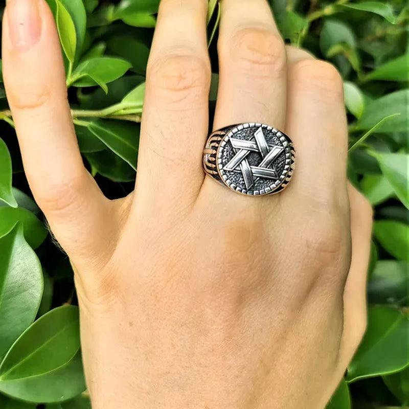 Fashion Antique Silver Color Engraved Delicate Ring Holiday Party Anniversary Couple Jewelry Gift