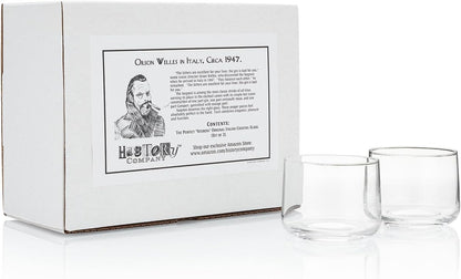 the Perfect Negroni 11-Ounce Original Italian Cocktail Glass, 2-Piece Set (Gift Box Collection)