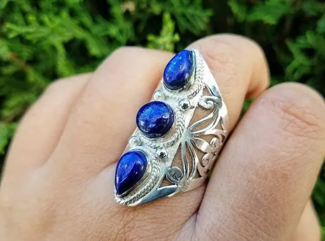 Luxury Bridal Wedding Jewelry Dazzling  Natural Moonstone Ring Princess Engagement Wedding Party Unique Exquisite Ring Size 4-12