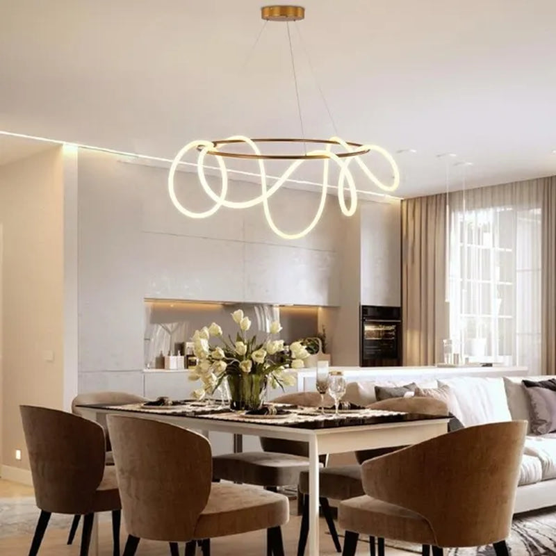 LED Pendant Light Simple Modern Lamp Dining Table Bar Chandelier  Lamp