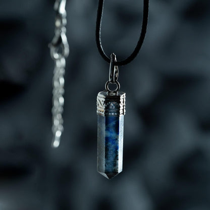 Crystal Pendant Necklace - Handmade with Ethically Sourced Crystal Healing Necklace - Authentic Jewelry for Men & Women