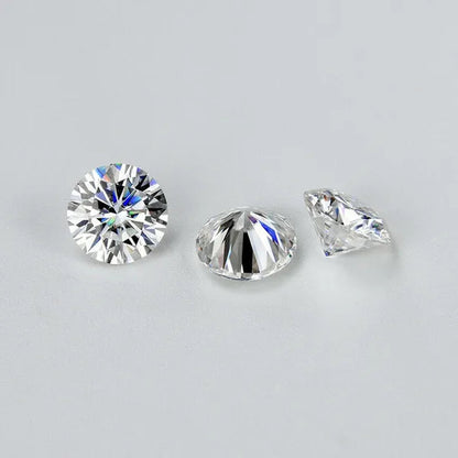 2-carat Natural Diamond 8mm Round AAAAA VVS Certified D color Loose Diamond 1pc