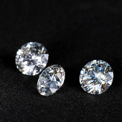 Moissanite Jewelry round Brilliant Cut Diamonds in Bulk