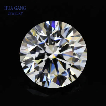 Moissanite 0.5 Carat D Color Round Brilliant 5.0mm Loose Moissanite Stone VVS1 Excellent Cut DIY for jewelry making