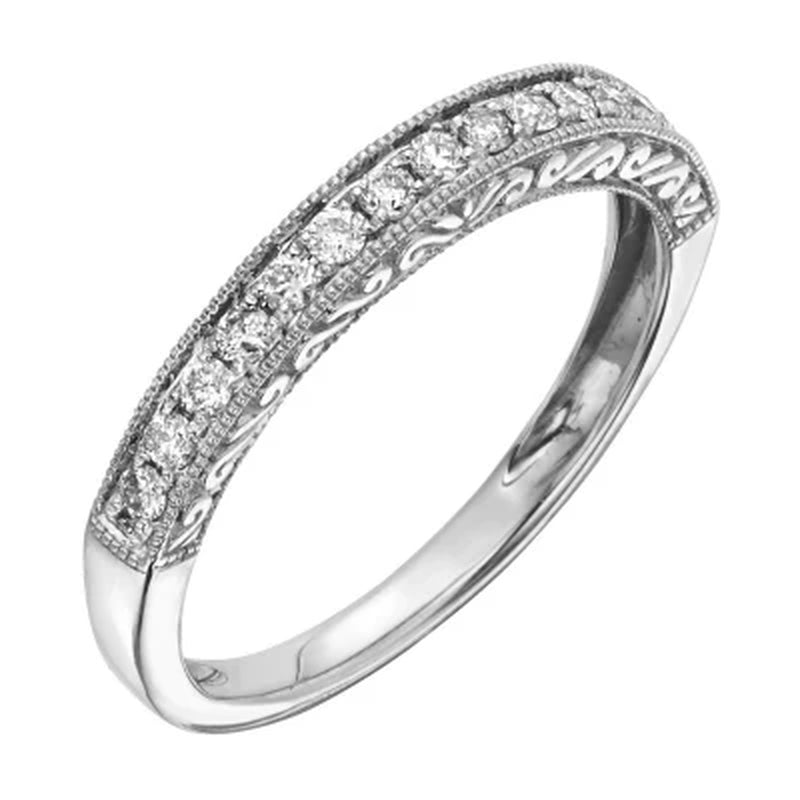 .25 CT. T.W. Vintage Diamond Ring in 14K Gold