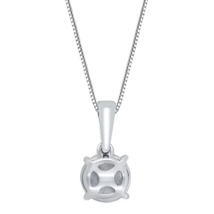 0.23 CT. T.W. Diamond Pendant in 14K Gold