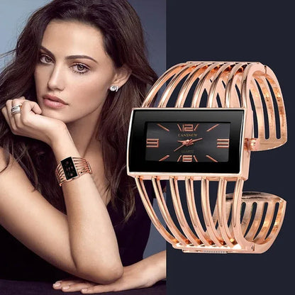 Women's Watches Bangle Bracelet Quartz Watch Women Silver Wrist Watch Rose Gold Quality Ladies Clock reloj mujer zegarek damski