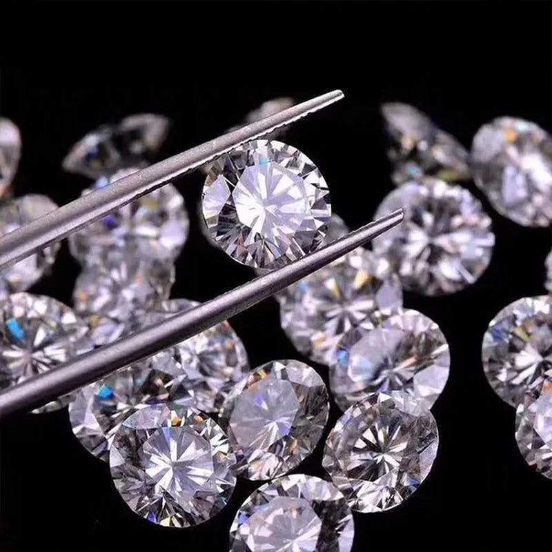 Excellent Moissanite Diamond Loose Gemstones Best G-H Color Undefined Cut Gem Stone For Jewelry Diamond Ring