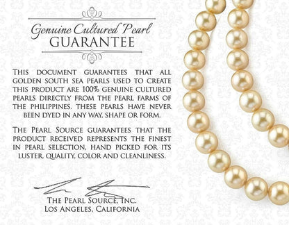 Golden South Sea Cultured Pearl Ring for Women 14K Gold Abigail Pearl Ring