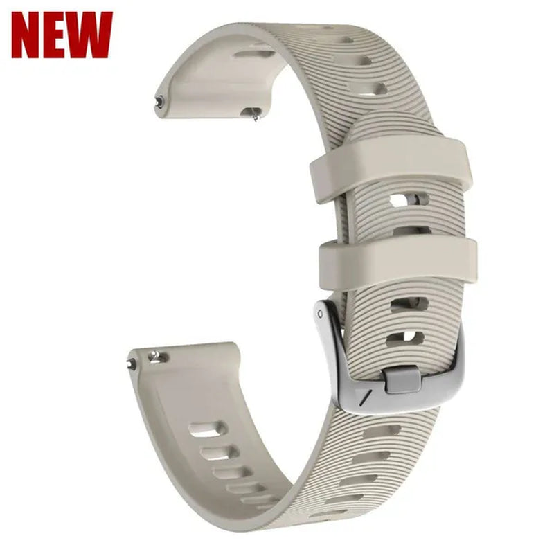 Garmin 245 Sports Watch Silicone Strap, 20Mm Sports Bracelet for Forerunner 245M / 645 / Vivoactive3 / Vivomove HR
