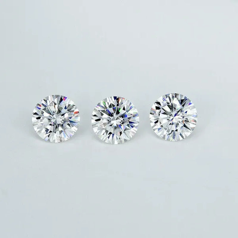 2CT Natural Diamond 8mm Round AAAAA VVS Certified G color Loose Diamond 1PC