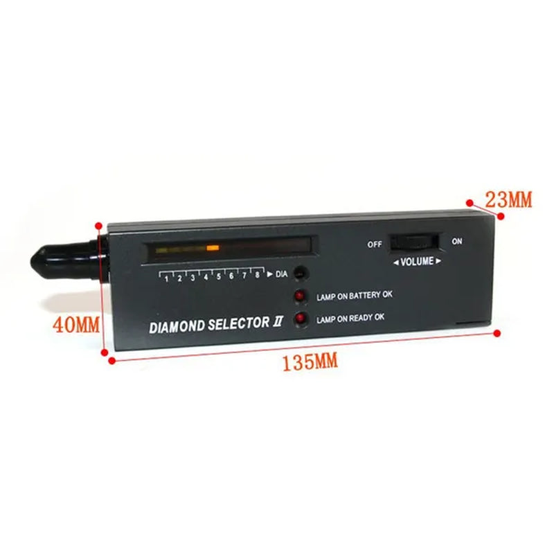 Jewellery Diamond Hardness Meter Gemstone Gem Tester Selector LED Diamond Indicator Test Pen Audio Portable Jewelry Tester Tool
