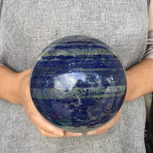 1KG+ Natural lapis lazuli sphere rock quartz crystal ball  reiki healing