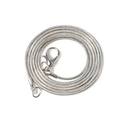 Fashion 925 Silver 1mm Chain Necklace 16 - 30 Inches