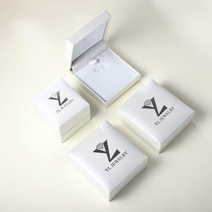 925 Sterling Silver Cross Necklace for Women Halo Pendant Princess Cut Birthstone Jewelry for Mom