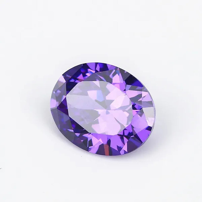 Unheated 12.50 Cts Natural Gemstone Mined Sri-Lanka Violet Sapphire 10Mmx14Mm Oval Cut VVS Gem