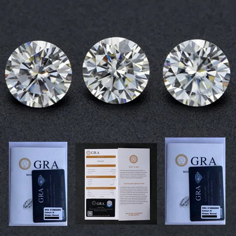 Excellent Loose Gemstones Moissanite Diamond Best G-H Color  Undefined Cut Gem Stone For Jewelry Diamond Ring