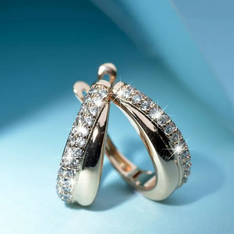 Exquisite Fashion   Diamond Stainless Steel Earrings European and American Women Earrings Health Care Weight Loss Earrings 100% Surprise  Chakra Burning Fat Yoga Energy Slimming Diamond Earrings Jewelry
