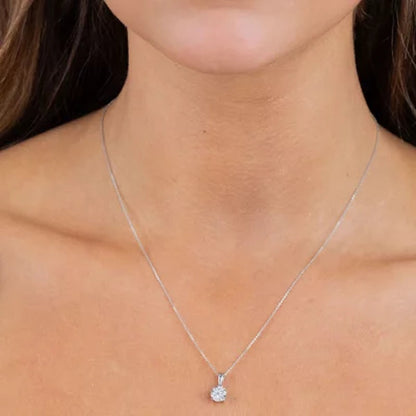 0.23 CT. T.W. Diamond Pendant in 14K Gold
