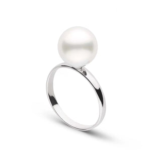 Classic Collection 9.0-10.0 Mm White South Sea Pearl Ring