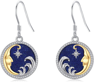 Capybara/Moon/Dinosaur/Cow/Butterfly/Jellyfish/Chcken/Dice/Star/Duck Dangle Earrings for Women Sterling Silver Cute Funny Drop Earrings Birthday/Christmar Gifts for Daughter/Sister/Granddaughter
