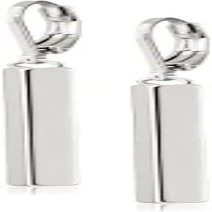 18K Yellow Gold or 14K Rose Gold over Sterling Silver Bar Drop Earrings (Previously Amazon Collection)