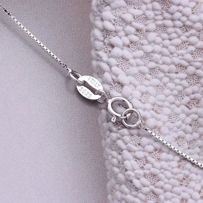 Real Pure 925 Sterling Silver Chain Necklace For Women Party Gift Natural Baroque Black Pearl Necklace Fine Jewelry Wholesale