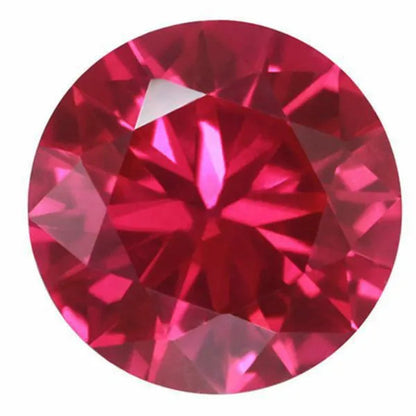 Natural Ruby AAAA+ Unheated 10.50 Cts Natural Mined 11.0mm Sri-Lanka Garnet Red  Ruby Round Cut VVS Loose Gem