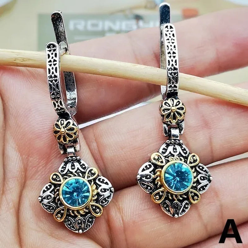 Exquisite Sapphire Earrings Zircon Earrings Dangle Earrings Drop Earrings Diamond Earrings Ladies Fashion Earrings Wedding Party Earrings