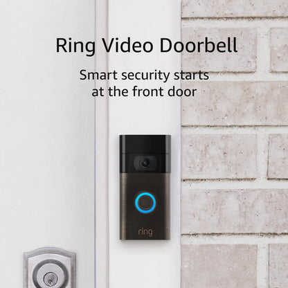 Video Doorbell – 1080P HD Video, Improved Motion Detection, Easy Installation (2020 Release) – Venetian Bronze