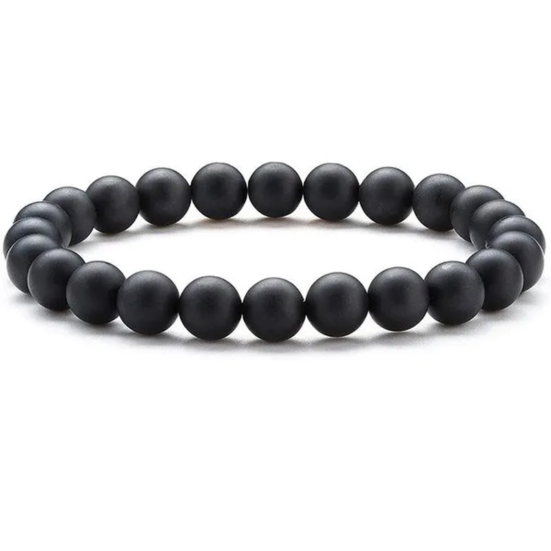 6Mm 8Mm Natural Stone Chakra Beaded Charm Bracelets Tiger Eye Amethyst Lapis Lazuli round Beads Bracelet Women Yoga Jewelry