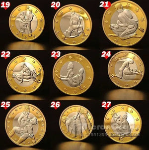 Germany Euros Coins Mix Pure Gold Coins Euro Coins Cool Maclife Couple Commemorative Coin