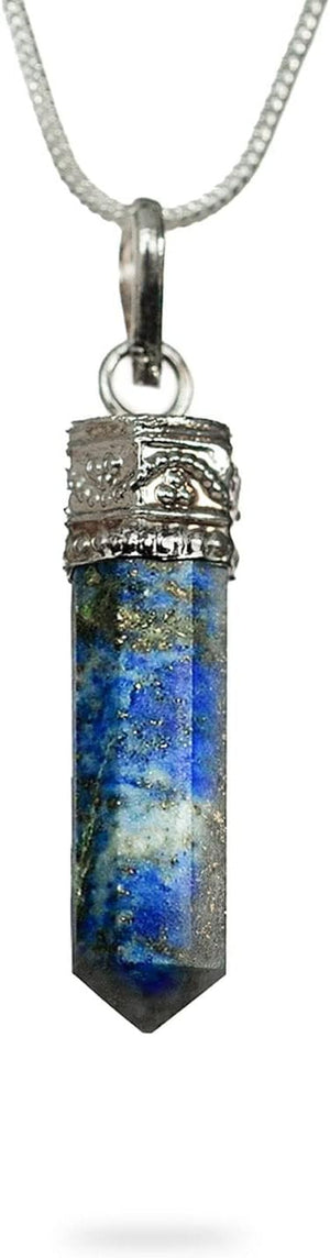 Crystal Pendant Necklace - Handmade with Ethically Sourced Crystal Healing Necklace - Authentic Jewelry for Men & Women
