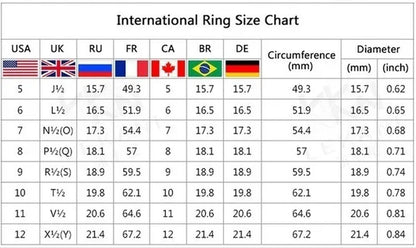 Fashion Simple Silver Color Heart-Shaped Diamond Engagement Wedding Anniversary Ring Size 6-12 Bague Femme