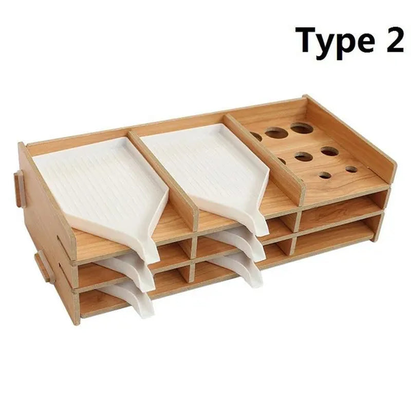 Diamond Painting Tool Tray Point Drill Pen Wood Organizer Holder Detachable Diamond Embroidery Accessories