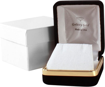 14K Yellow, White, Rose Gold Solitaire Pink Topaz Pendant Necklace