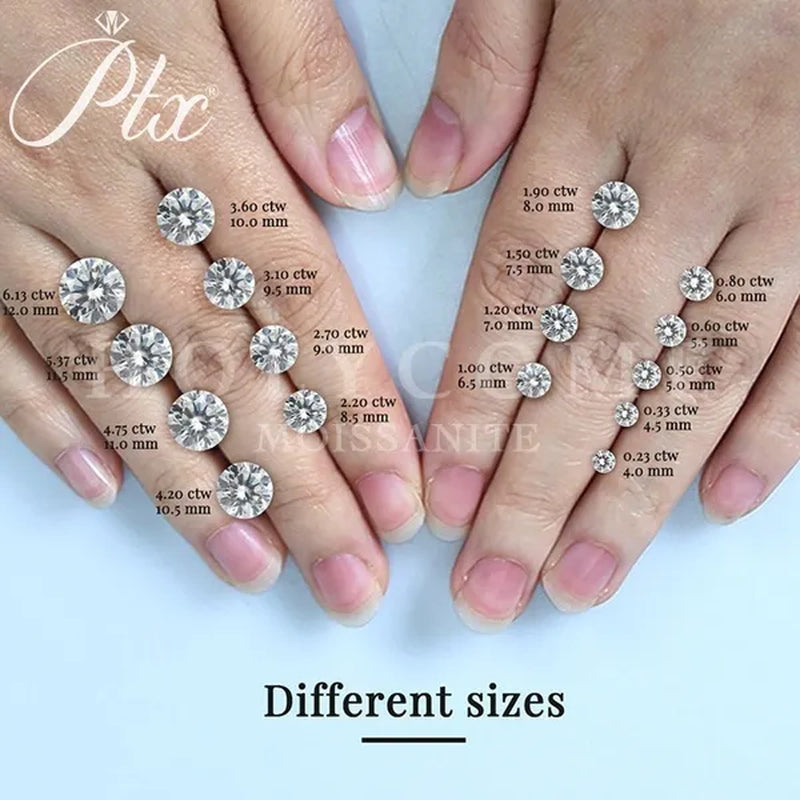 HOLYCOME Natural Diamonds DEFIJ Color Round Shape VVS1 Excellent Clarity Natual Diamonds With GRA Certificate Report and 2.0 CaratRetail Price $9999
