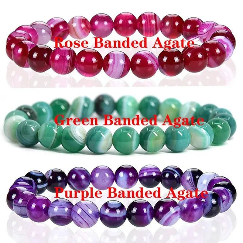 6Mm 8Mm Natural Stone Chakra Beaded Charm Bracelets Tiger Eye Amethyst Lapis Lazuli round Beads Bracelet Women Yoga Jewelry