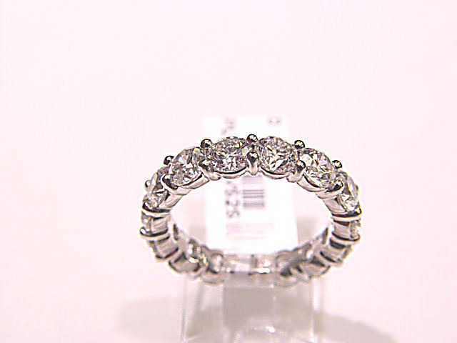 DIAMOND 15 ROUND BRILLIANT SHAPE ETERNITY BAND HAND MADE BAND DIAMOND ETERNITY