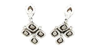DIAMOND ROUND BRILLIANT SHAPE EARRING