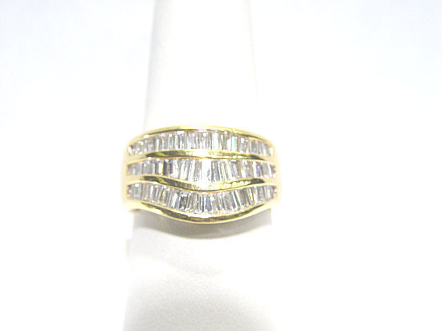 DIAMOND 51 BAGUETTE SHAPE CHANNEL SET DIAMOND BAND DIAMOND WEDDING BAND DIAMOND