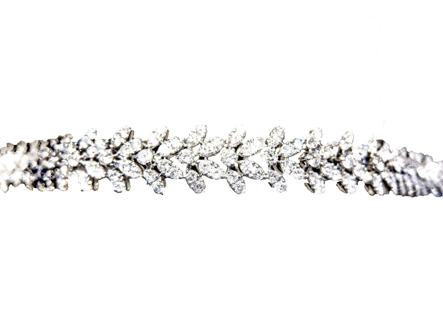DIAMOND ALL ROUND BRILLIANT SHAPE PRONG SET DIAMOND SET BRACELET