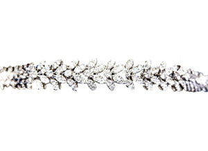 DIAMOND ALL ROUND BRILLIANT SHAPE PRONG SET DIAMOND SET BRACELET