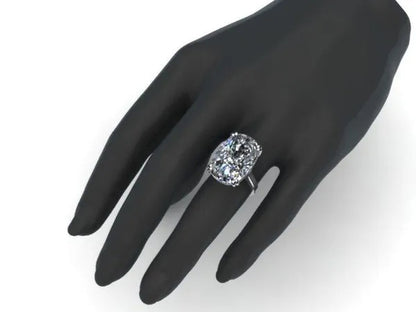 Noble Jewelry Fashion Brown White Sapphire Wedding Ring Size 6-10