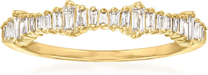 0.20 Ct. T.W. Baguette Diamond Ring in 14Kt Gold