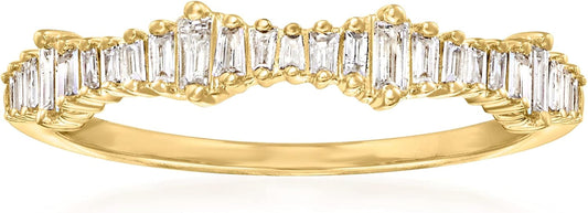 0.20 Ct. T.W. Baguette Diamond Ring in 14Kt Gold