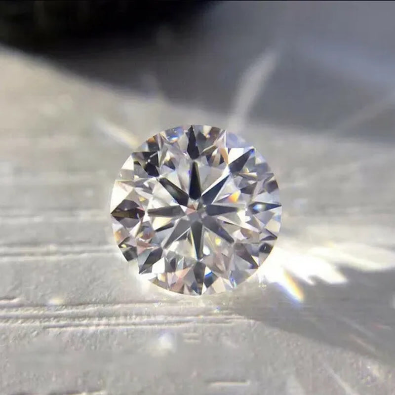 2CT Natural Diamond 8mm Round AAAAA VVS Certified G color Loose Diamond 1PC